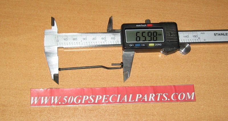 ASTA TIRANTE  VALVOLA GAS DELLORTO SI   PIAGGIO VESPA