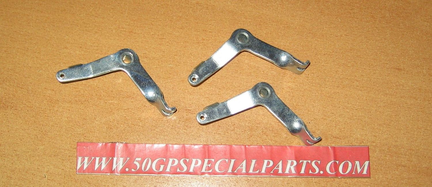 LEVA TIRANTE  COMANDO  VALVOLA GAS  DELLORTO MB BS 5 BS 7 SET N. 3PZ INNOCENTI LAMBRETTA