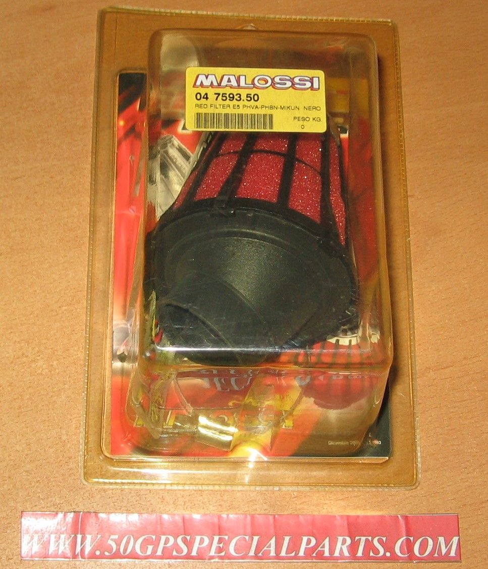 FILTRO ARIA E5 Ø 38 PHVA  PHBN 12-14-16-17,5 - MIKUNI  MALOSSI 047593.50