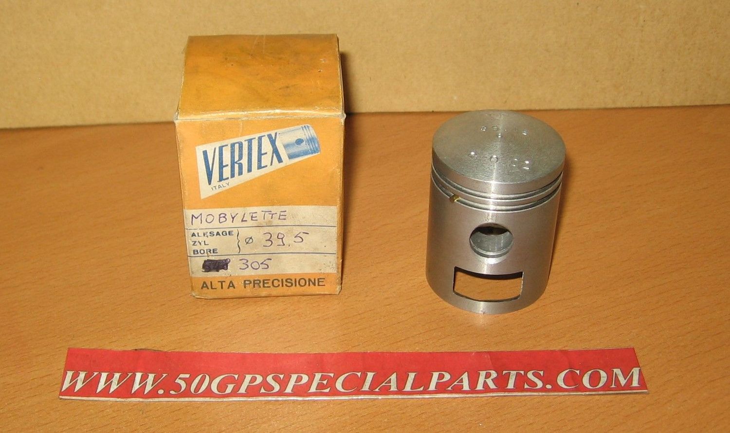 MOBYLETTE PISTONE  NUDO VERTEX  D.39,5