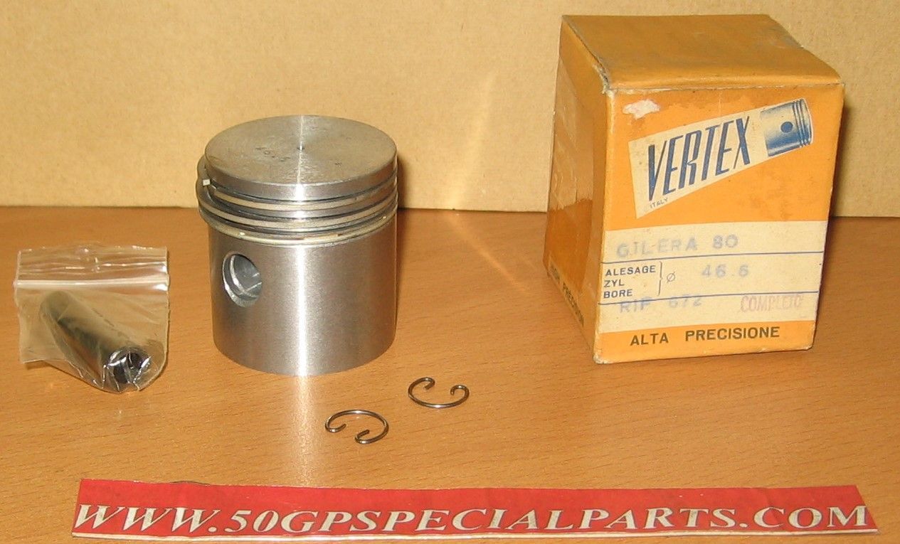 GILERA G80 4T SCOOTER  PISTONE VERTEX D.46,6  1963-65