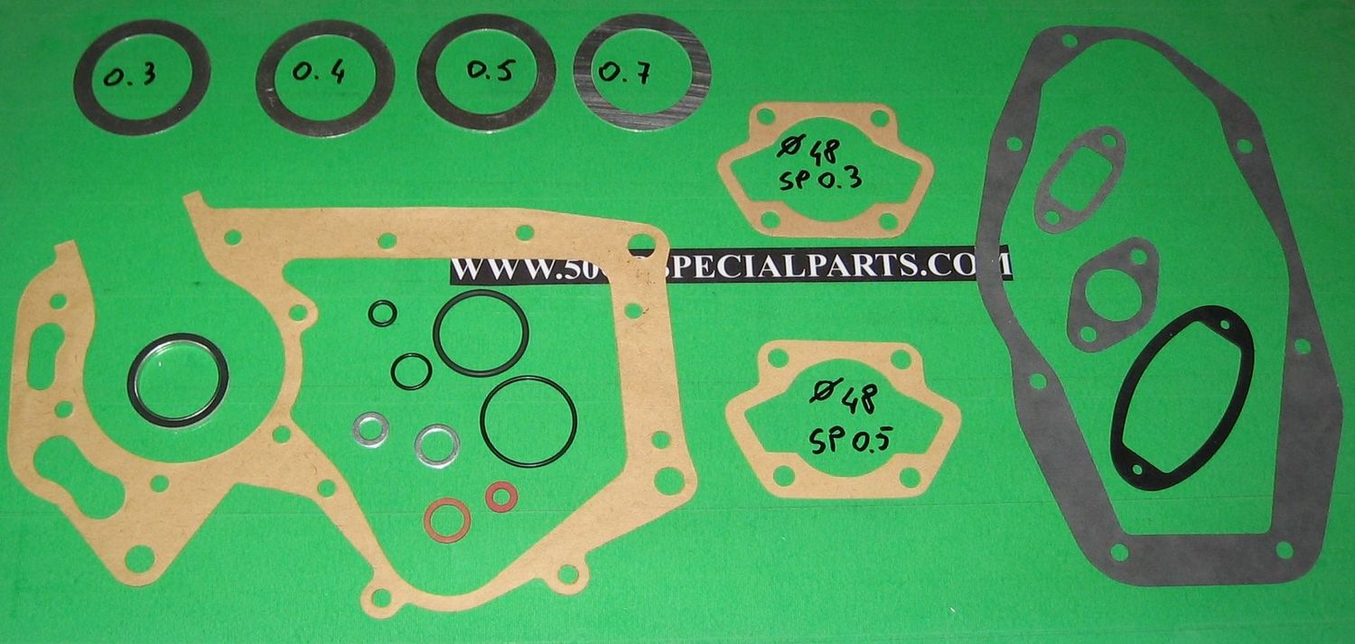 GUARNIZIONI MOTORE MINARELLI P6 P4R FANTIC ALLUMINIO GHISA RADIALE ALLUMINIO CROMATO