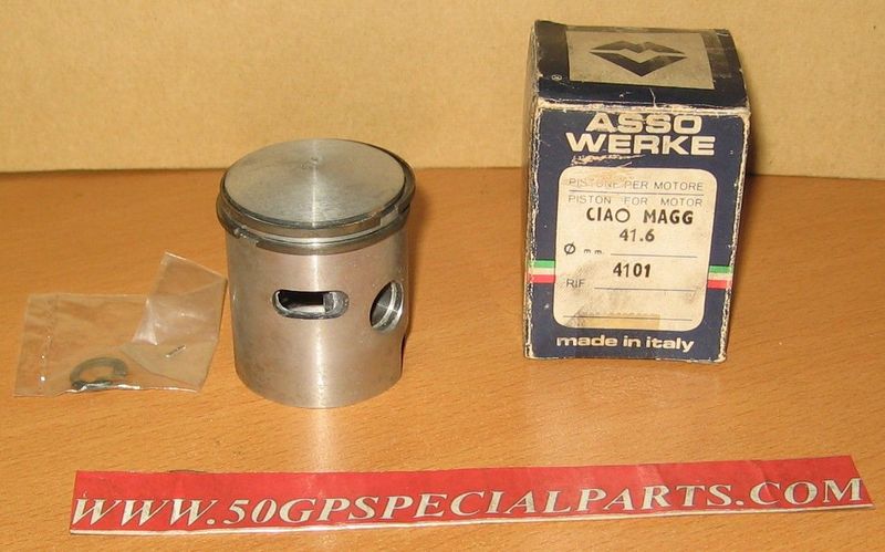 CIAO SI PIAGGIO  PISTONE ASSO D.41,6 TRASFORMAZIONE ( NO SPINOTTO)