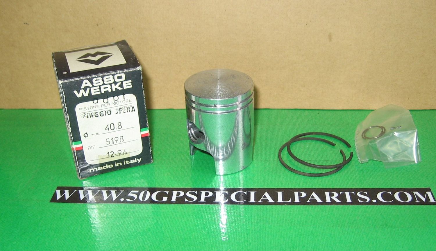PIAGGIO SFERA  PISTONE D.40,8  ( NO SPINOTTO)