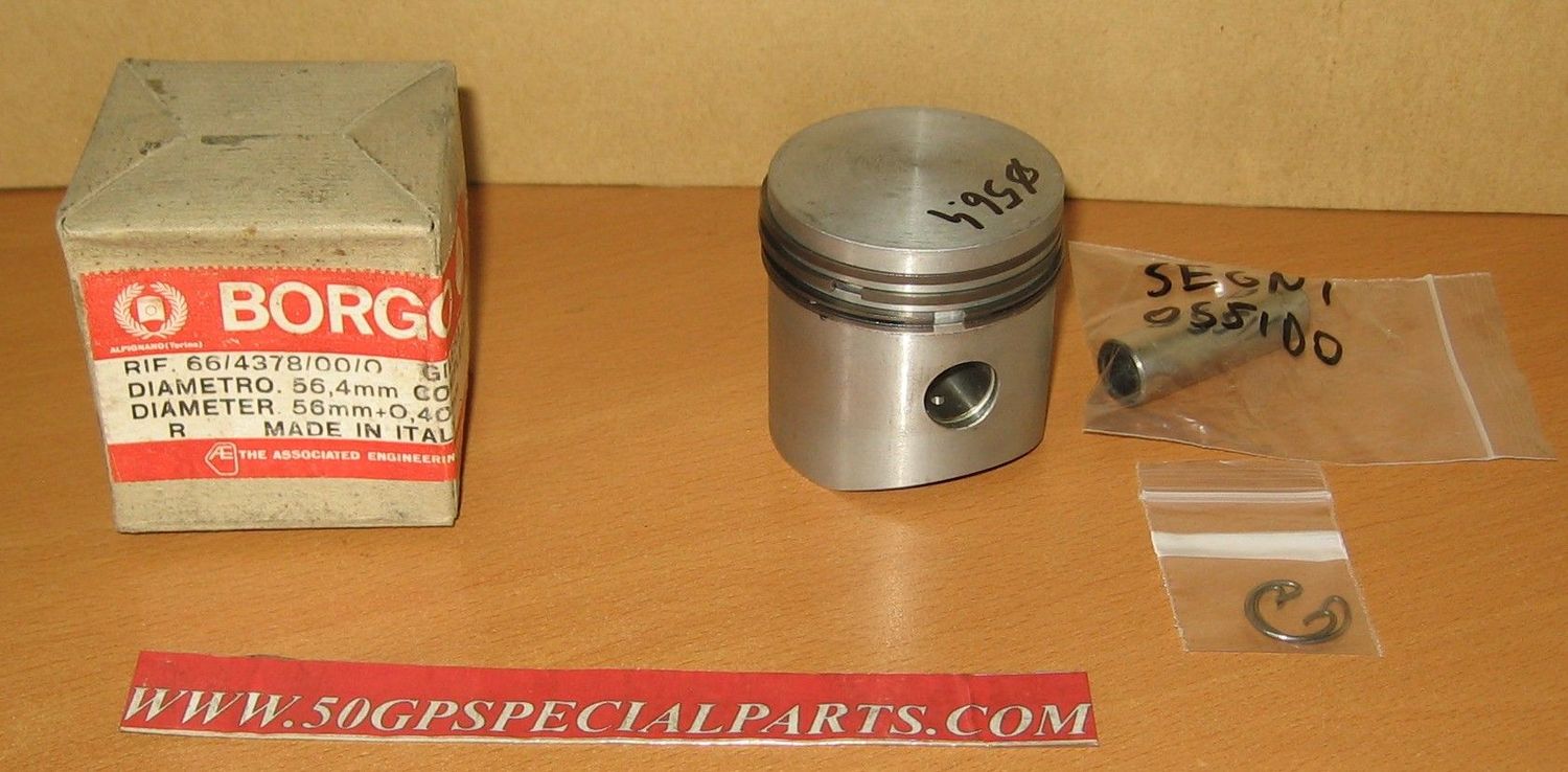 GILERA 124cc. 4T. REGOLARITA' 5v. 1968 ? PISTONE BORGO D.56,4mm