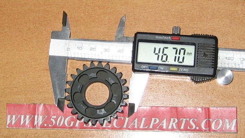 INGRANAGGIO P6 Z24 SECONDARIO 4A. VELOCITA' CAMBIO MINARELLI P6 CORSA CORTA REGOLARITA' FANTIC