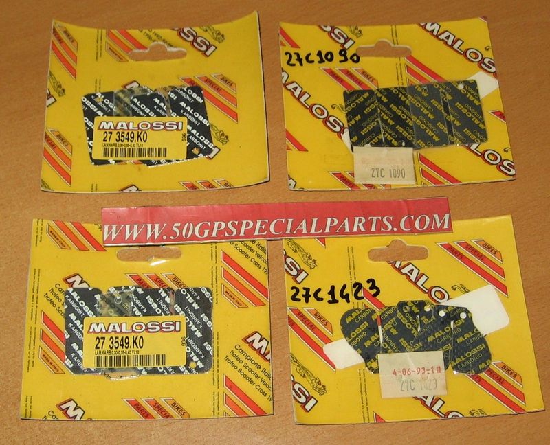 MALOSSI 273549.KO + 27C1090 +27C1423 PETALI LAMELLE N.4 SET