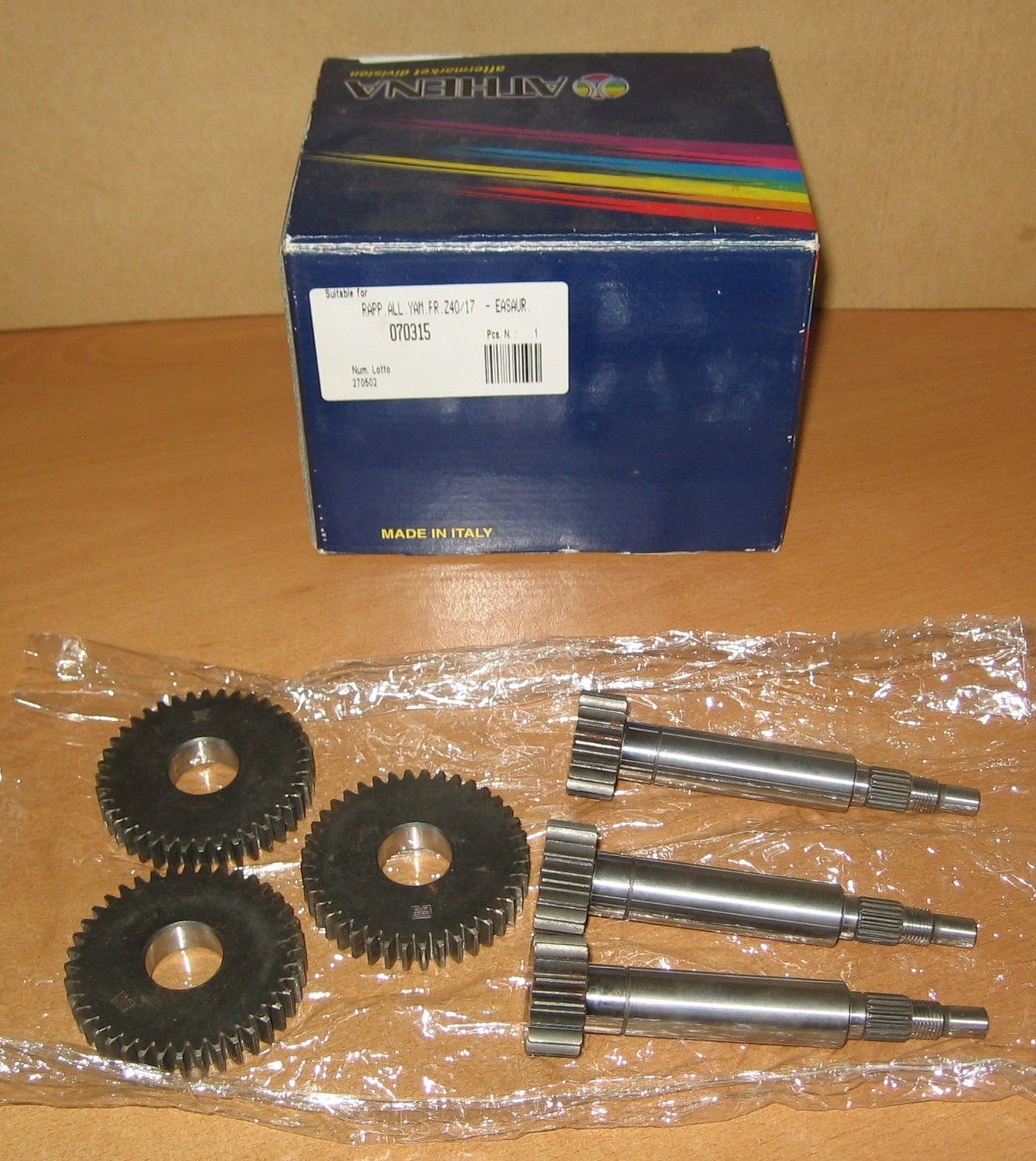 INGRANAGGI RAPPORTI ALLUNGATI ATHENA  YAMAHA Z17-40   SET 3 PZ