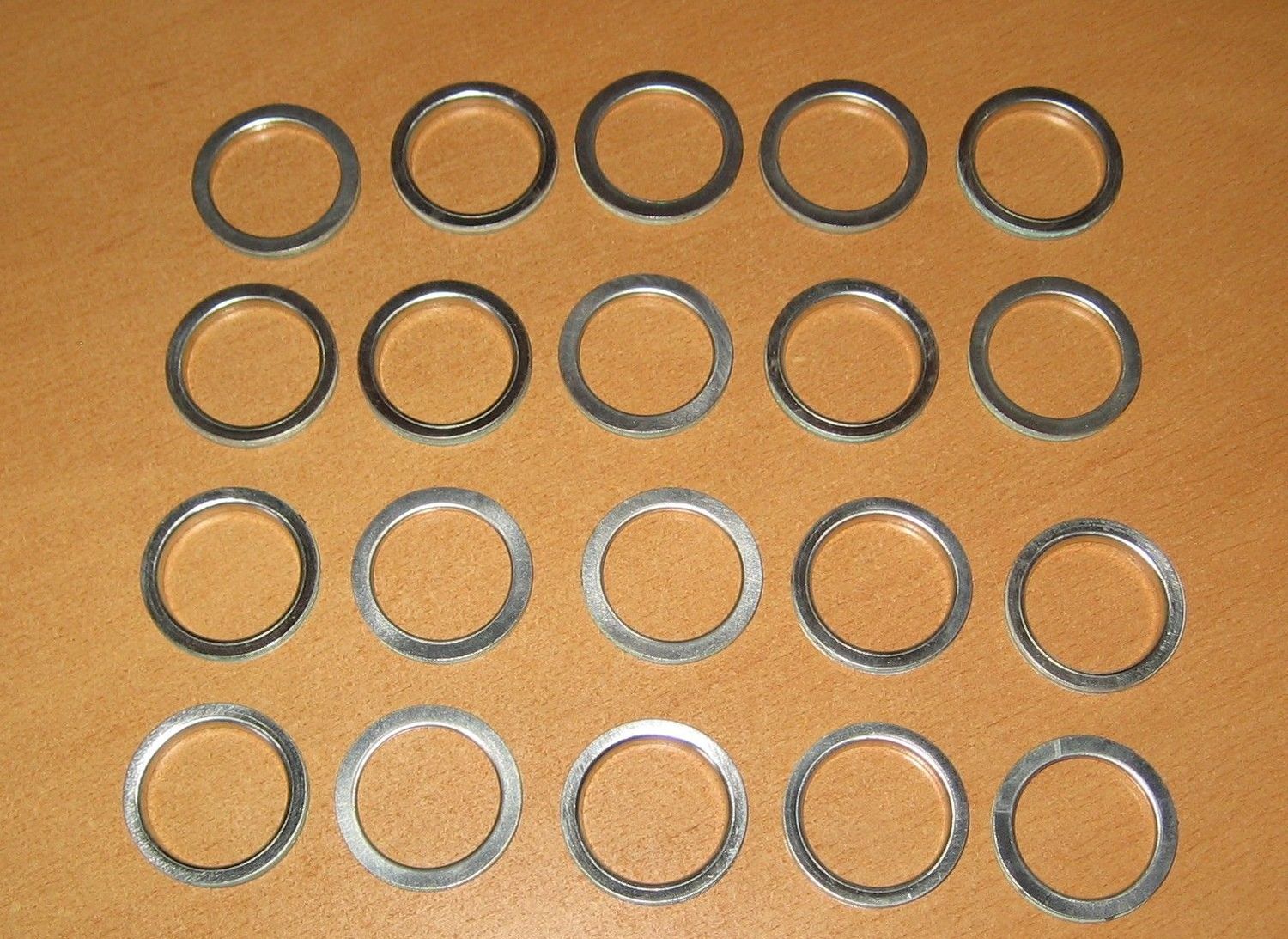 GUARNIZIONI SCARICO D.30X39,5X SP.4  N.20PZ.