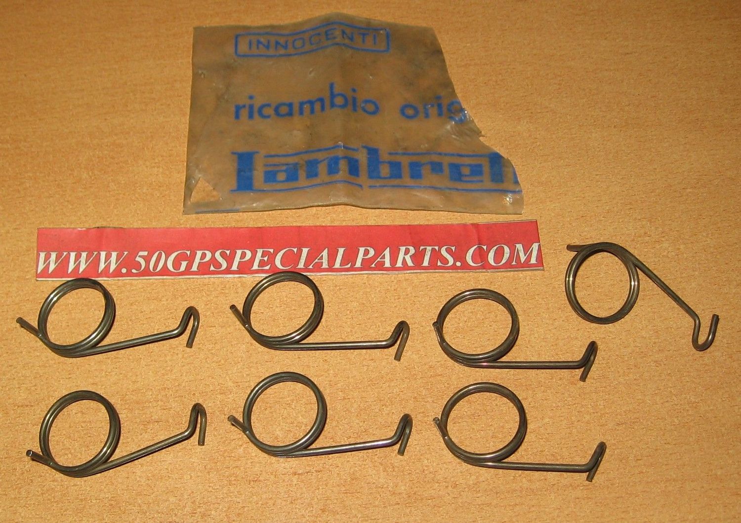 MOLLA ASTA FRENO SET N.7 PZ LAMBRETTA INNOCENTI