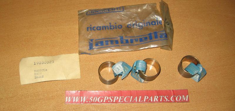 BRONZINA BUSSOLA INTERNA ALBERO AVVIAMENTO N. 3 PZ  LAMBRETTA INNOCENTI  LI 125 150 175 TV