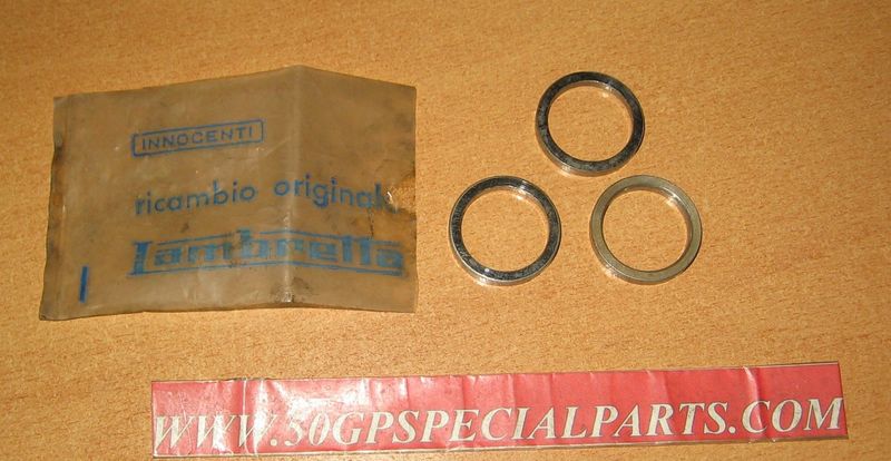 DISTANZIALI 22X28X3.70 LAMBRETTA INNOCENTI  SET 3PZ.