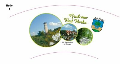 Tasse Konisch Bad Berka Motiv 1