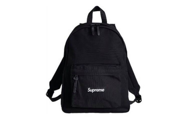 Supreme Canvas Backpack Black