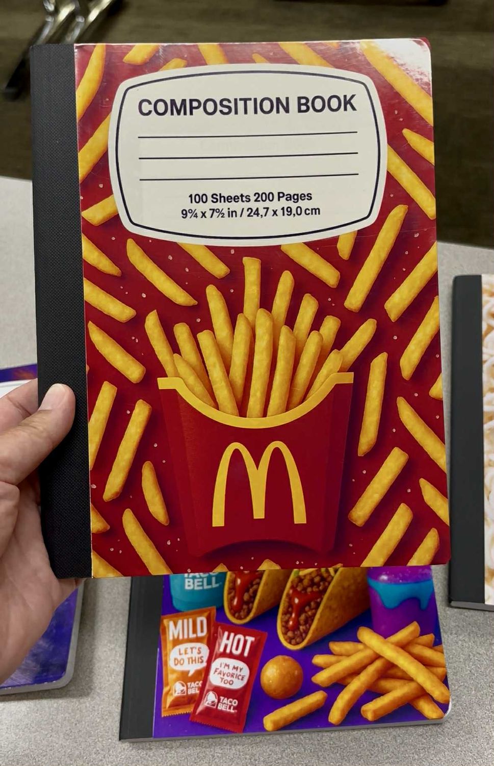 Snack Themed Composition Notebook