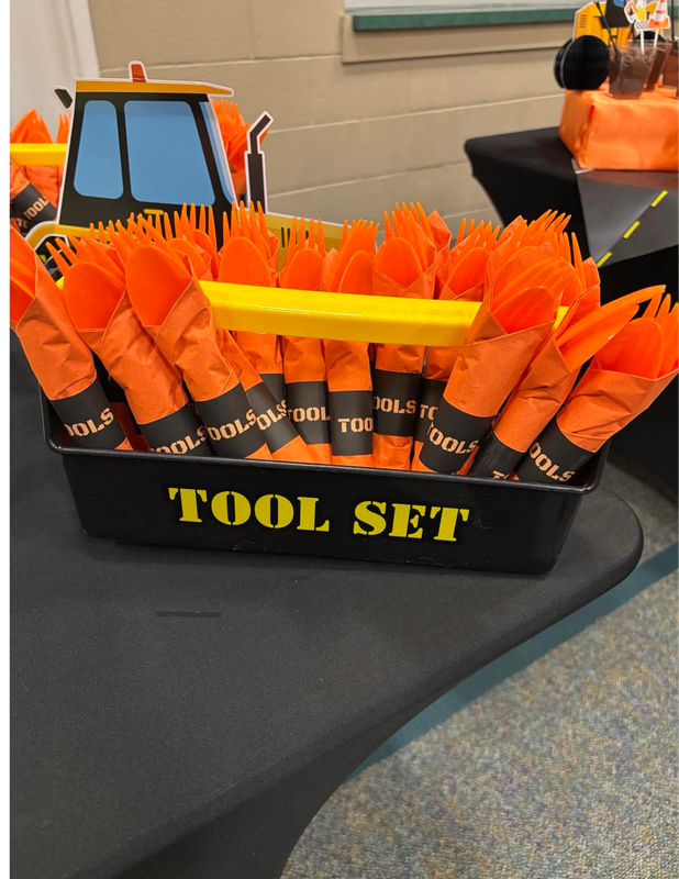 PRINTABLE Paper Napkin Rings | Construction Themed Party TOOLS