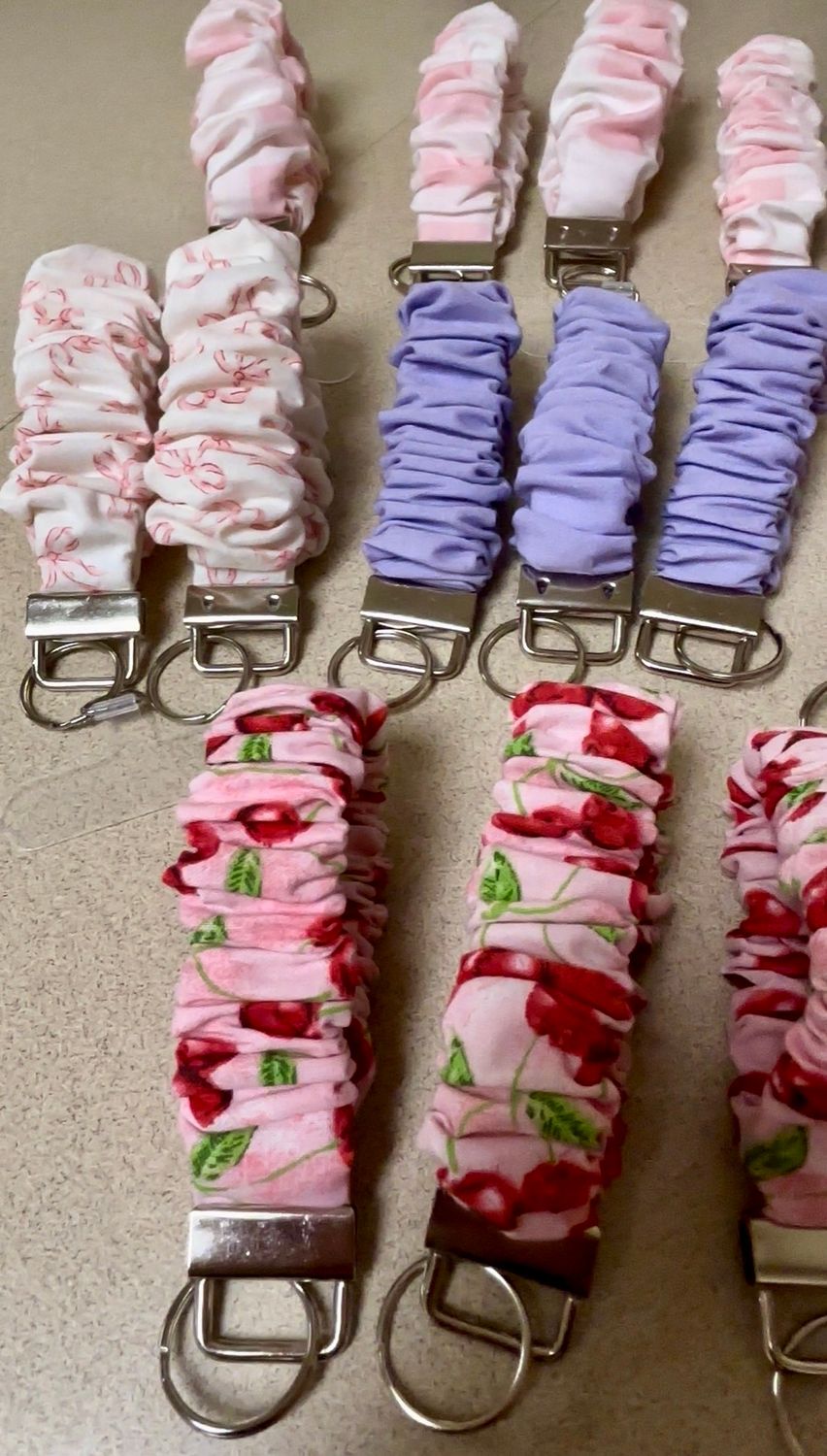 Scrunchie Wristlet Phone Holder Key Chain