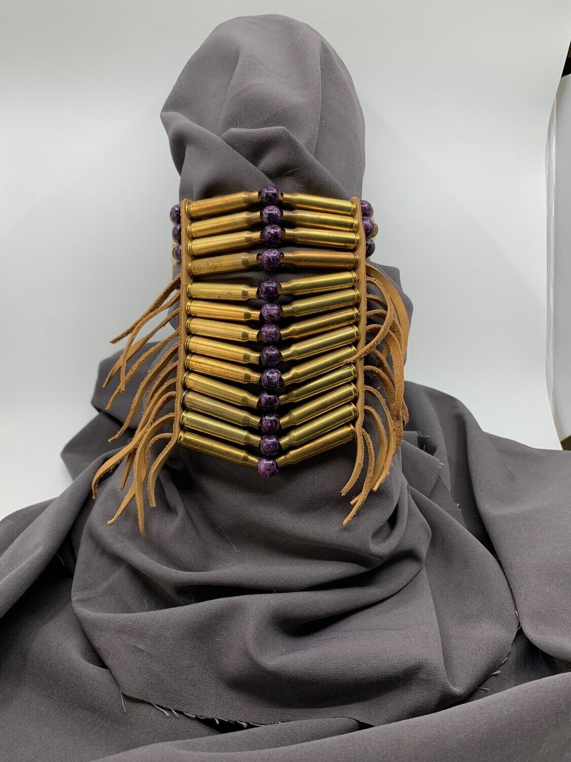 Warrior choker breast plate necklace