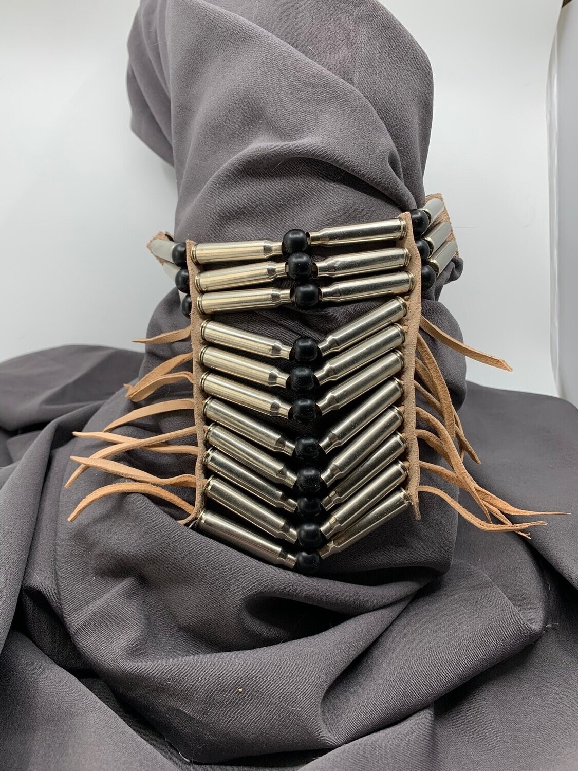 Warrior choker breast plate necklace