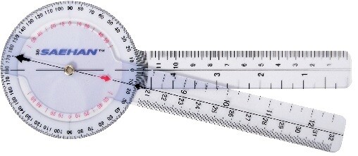 Plastikāta goniometrs SAEHAN, Izmērs: 20 cm