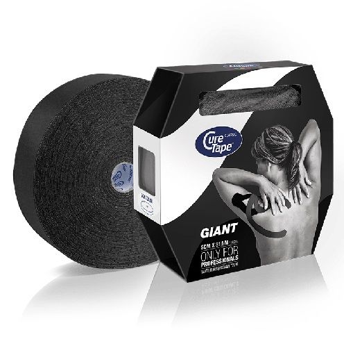 Kinezioloģiskie teipi CureTape GIANT, Krāsa: Melna