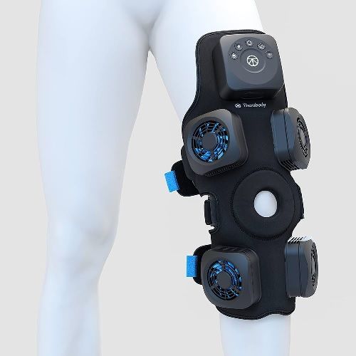 THERABODY RecoveryTherm karstā un aukstā vibrācijas terapija ceļgaliem