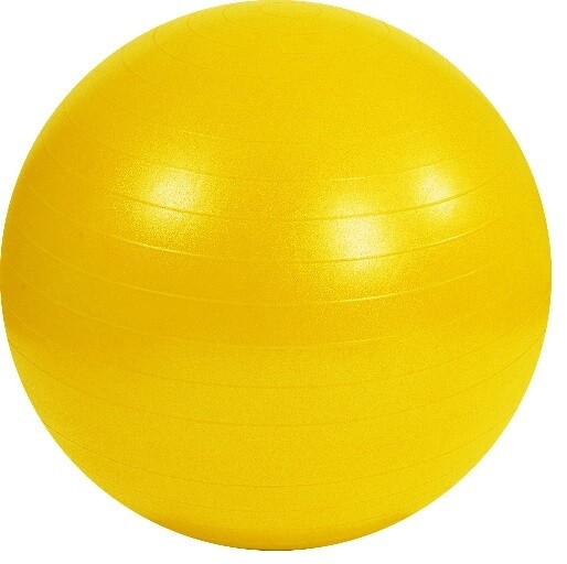 Vingrošanas bumba MAMBO MAX AB, Diametrs: 45cm - dzeltena - cilvēka augums  <125cm