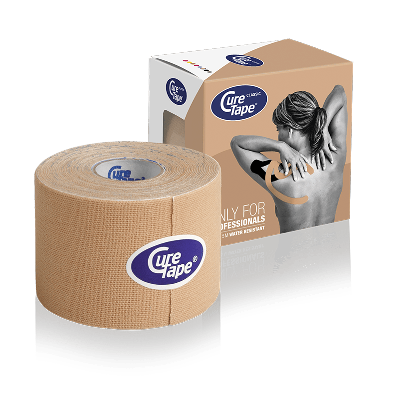 Kinezioloģiskie teipi CureTape CLASSIC, Krāsa: Bēša