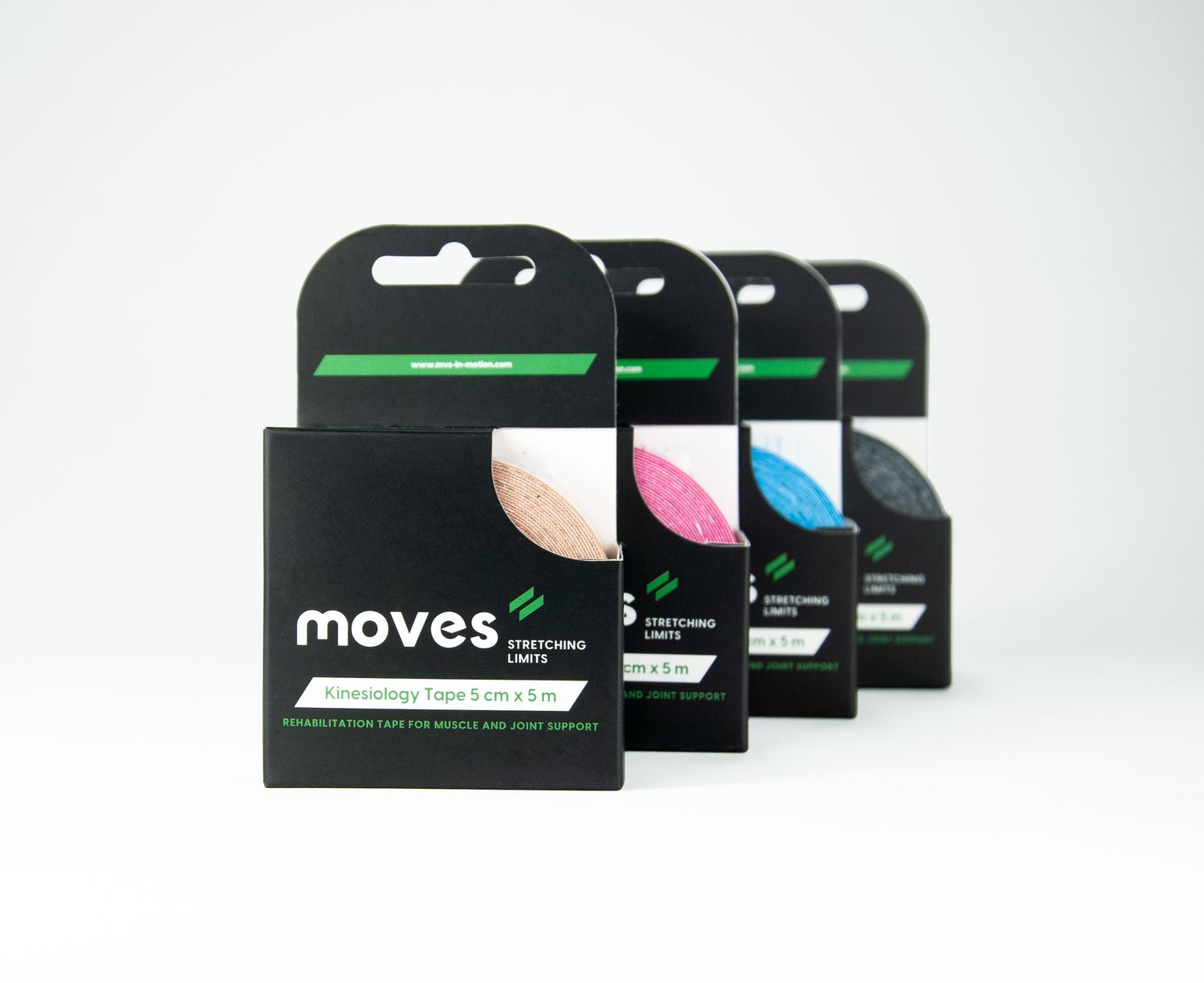 MoVes Kinezioloģiskais teips 5 cm x 5 m MoVes Kinezioloģiskais teips 5 cm x 5 m