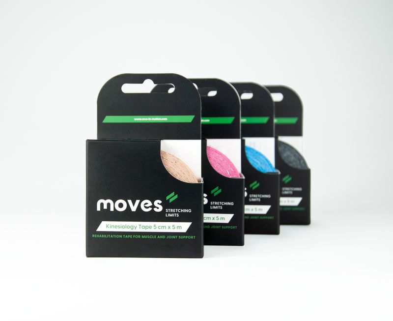 MoVes Kinezioloģiskais teips 5 cm x 5 m