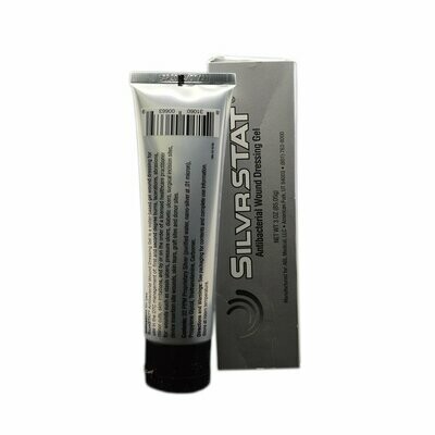 SILVRSTAT TUBO 1 OZ GEL PARA HERIDAS, CONTIENE PLATA IONICA, IDEAL PARA QUEMADURAS, SITIOS DE INCISION QUIRURGICA, TODO TIPO DE ULCERAS, PIE DIABETICO, PREVIENE INFECCIONES. SILVRSTAT TUBO 1 OZ GEL PARA HERIDAS, CONTIENE PLATA IONICA, IDEAL PARA QUEMADURAS, SITIOS DE INCISION QUIRURGICA, TODO TIPO DE ULCERAS, PIE DIABETICO, PREVIENE INFECCIONES.