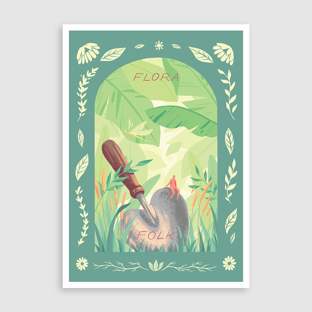 Flora Folk - Art Print