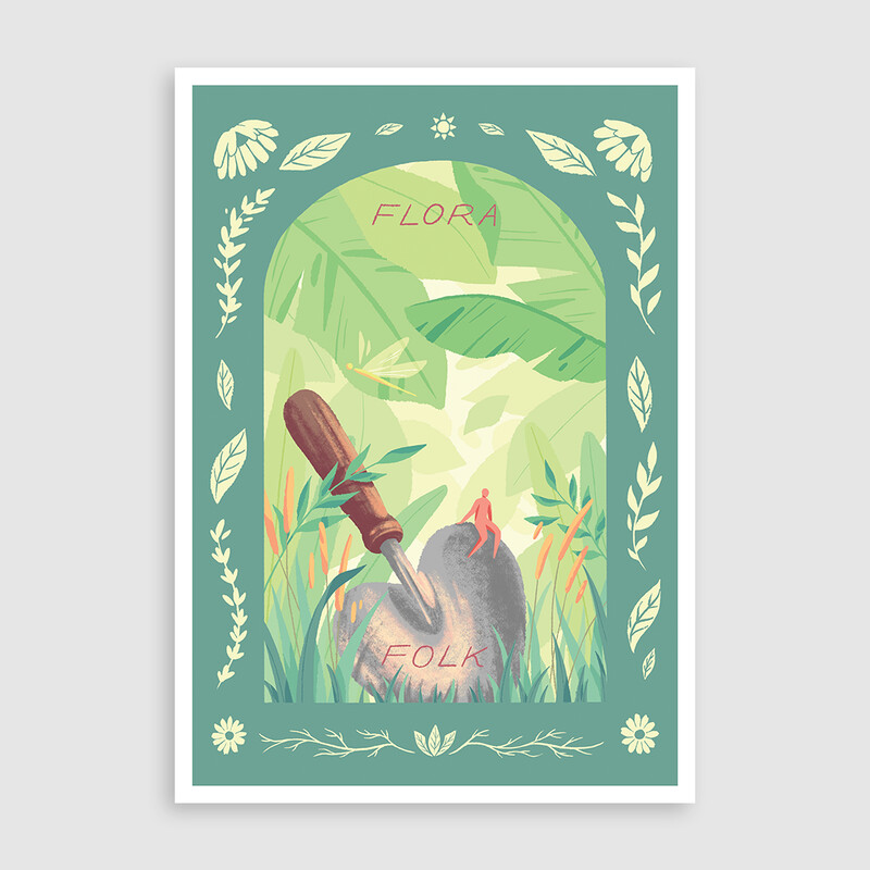 Flora Folk - Art Print
