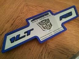 customize chevy emblems