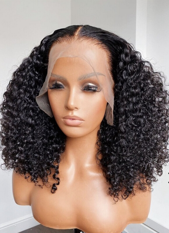 Laced Curly Wig 100% Human Brazilian Curly Hair HD