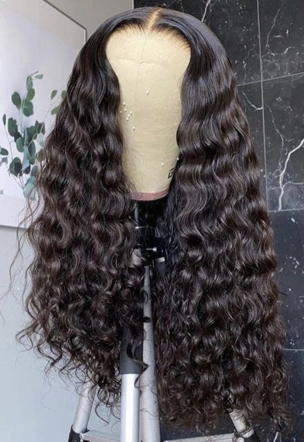 Laced Natural Wave Wig 100% Human Brazilian Wavy Hair HD 