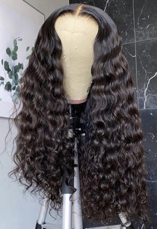 Laced Natural Wave Wig 100% Human Brazilian Wavy Hair HD 