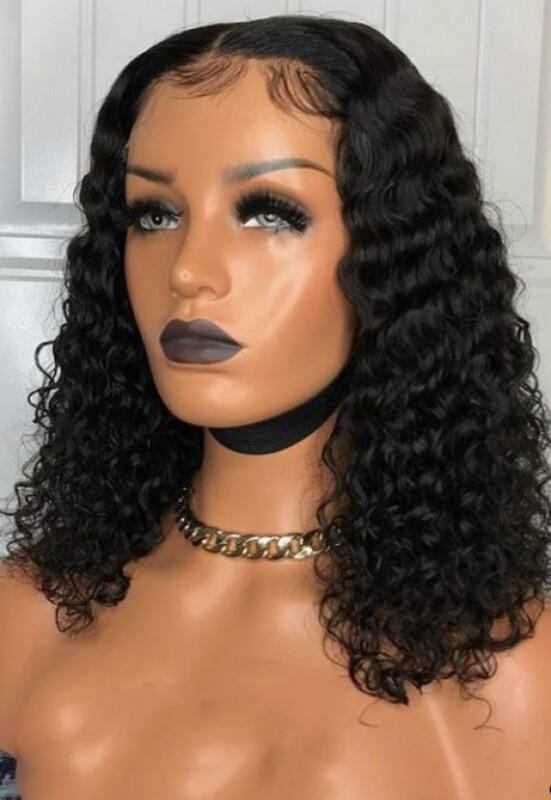 Laced Loose Curly Wig 100% Human Brazilian Curly Hair HD