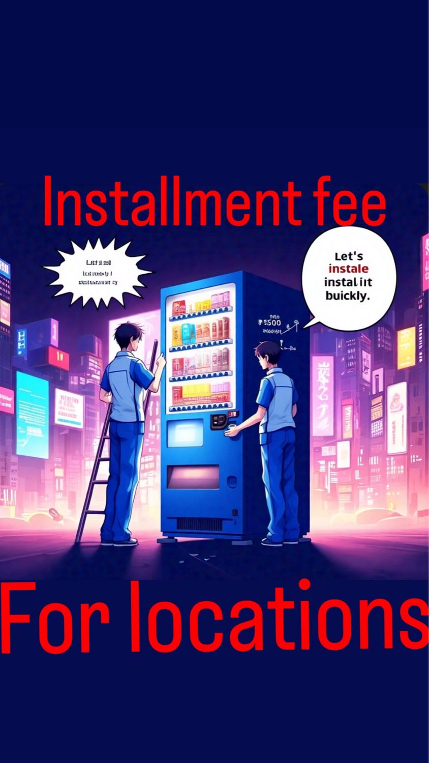 For one machine 432HZ Vending Machine Installation, Insurance, and Delivery Fees When considering a vending machine for your location, 432HZ Vending offers a comprehensive package that includes not ju
