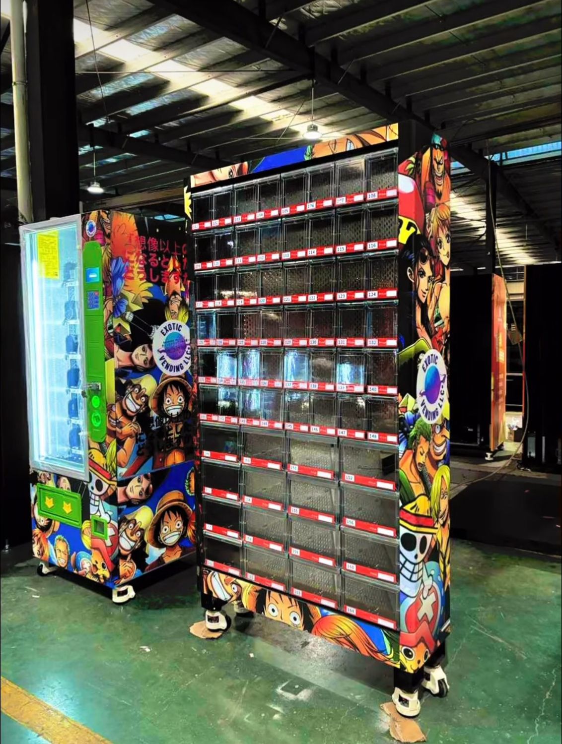 Anime One Piece Vending Machine.