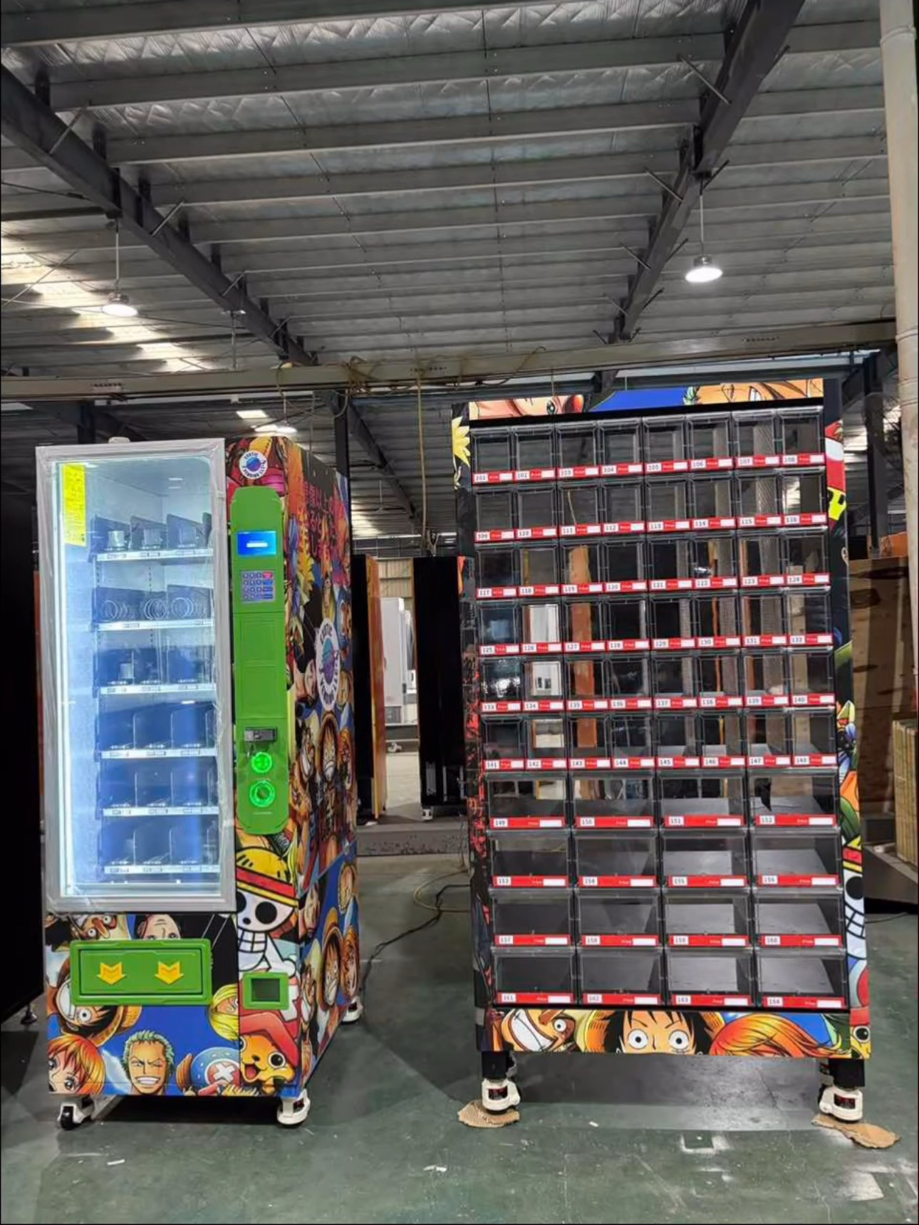 Anime One Piece Vending Machine.