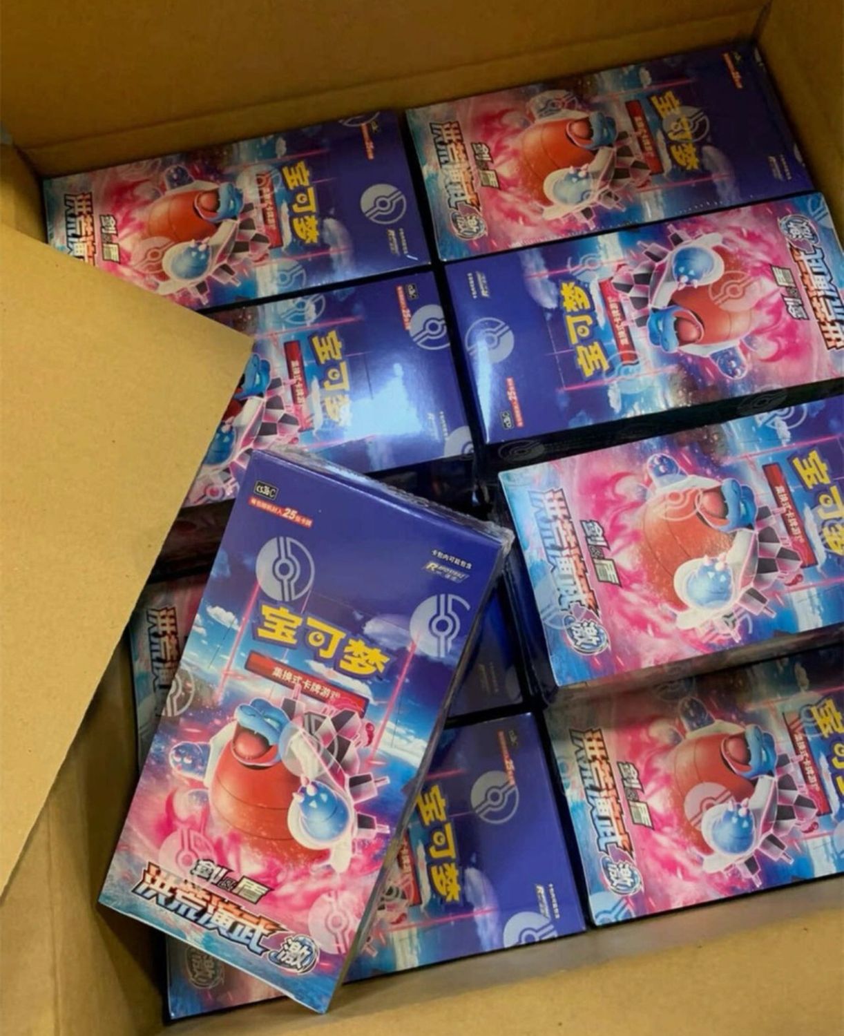 New Pokemon Simplified TCG Chinese Sword&Shield 5.0 CS3bC “JI” Jumbo Booster Box