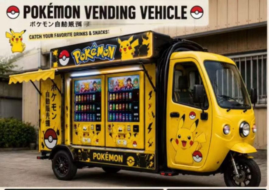 Pokey Drift Express Cart™ ⚡  Electric E-Bike Food Truck & Mobile Vending System  The Pokey Drift Express Cart™ is a fully mobile electric e-bike food truck and vending system designed for modern stree