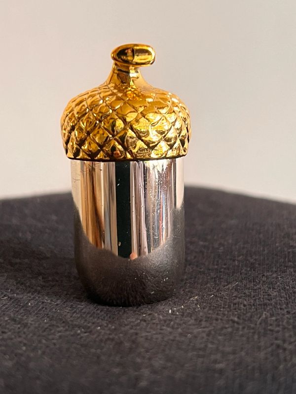 Seasoned Charm – Acorn Shaker Quartet in Silver &amp; Gold
