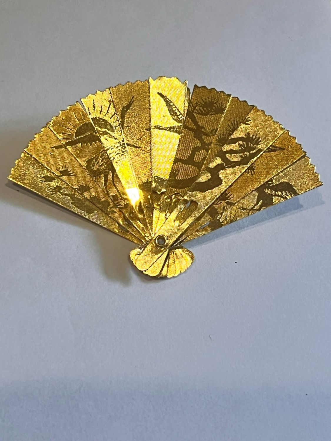 Gold Asian Themed Pin