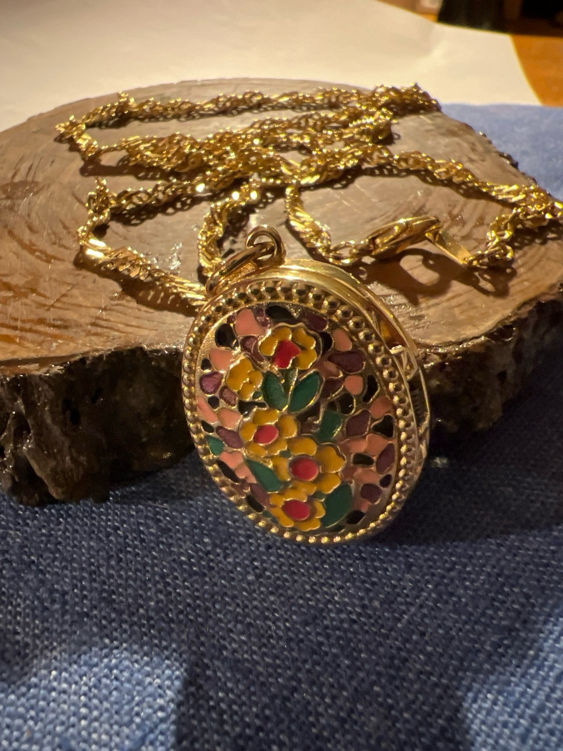 Micro Mosaic Pendant Watch