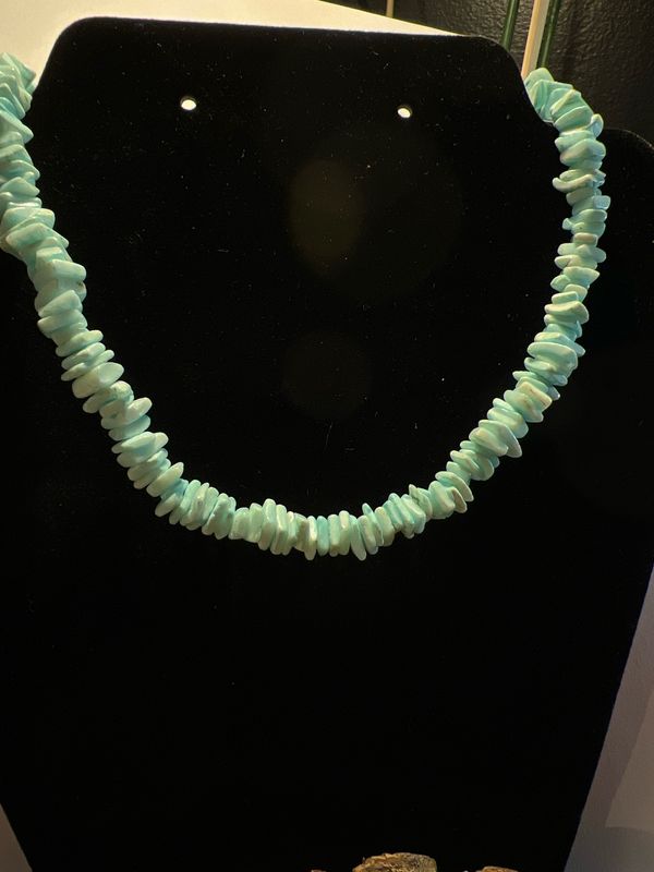 She Let the Tide Decide - Puka Shell Necklace In Pastels.