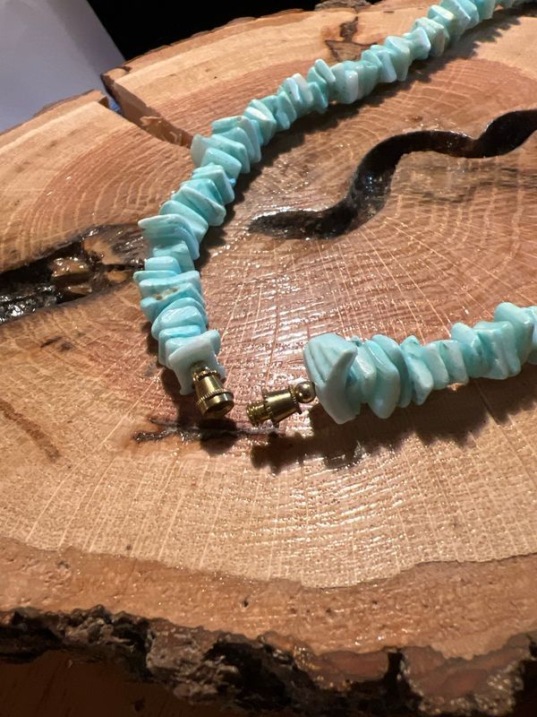 She Let the Tide Decide - Puka Shell Necklace In Pastels.