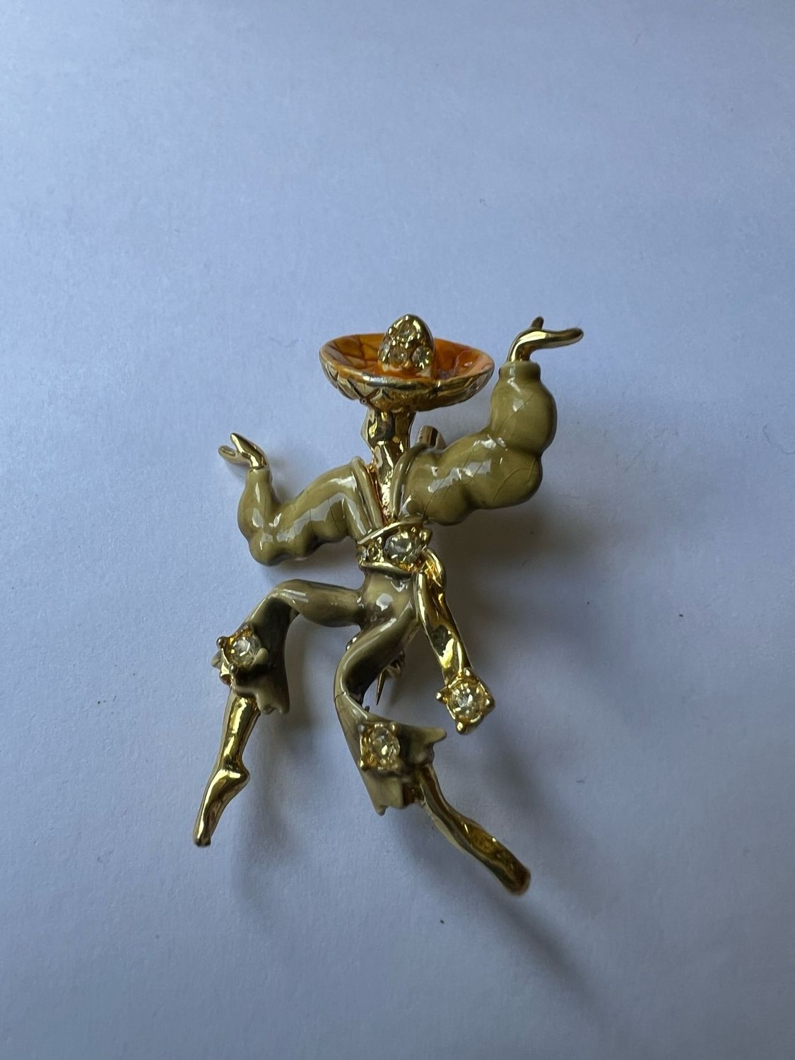 Stylish Spanish Dancer Brooch/Pin