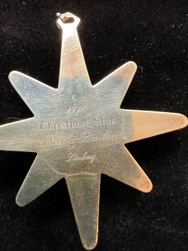 Reed &amp; Barton 1976 Sterling Silver Ornament
